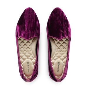BIRDIES Ruby Velvet Loafers - 7.5